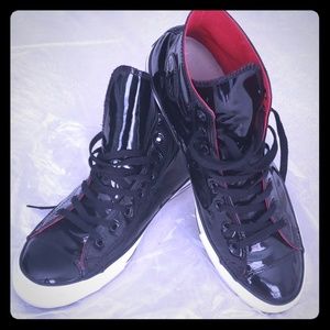Converse Chuck Taylor black Patent High top shoes